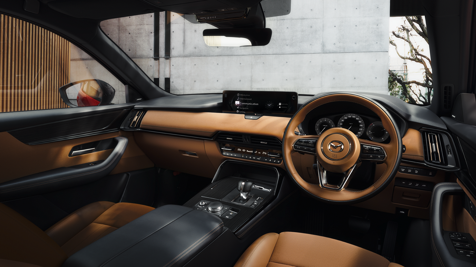 2022 CX 60 RHG(RHD) C107b INT Front High+ Tanleather